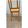 Image 5 : Set of 6 Wooden Dining Chairs with Upholstered Seats and Arched Backrests