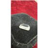 Image 11 : Round Pinkish-Orange Pyrope Garnet Gemstone, Octagon Green Tourmaline Gemstone and Very Light Blue