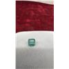 Image 12 : Round Pinkish-Orange Pyrope Garnet Gemstone, Octagon Green Tourmaline Gemstone and Very Light Blue