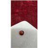 Image 2 : Round Pinkish-Orange Pyrope Garnet Gemstone, Octagon Green Tourmaline Gemstone and Very Light Blue