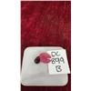 Image 1 : Oval Cabochon Red Gemstone and Purplish Pink Pear Shaped Rhodolite Garnet