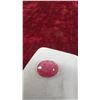 Image 2 : Oval Cabochon Red Gemstone and Purplish Pink Pear Shaped Rhodolite Garnet