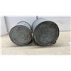 Image 9 : Antique Galvanized Steel Shotgun Cream Can and Milk Can with Bail Handle, Early 20th Century