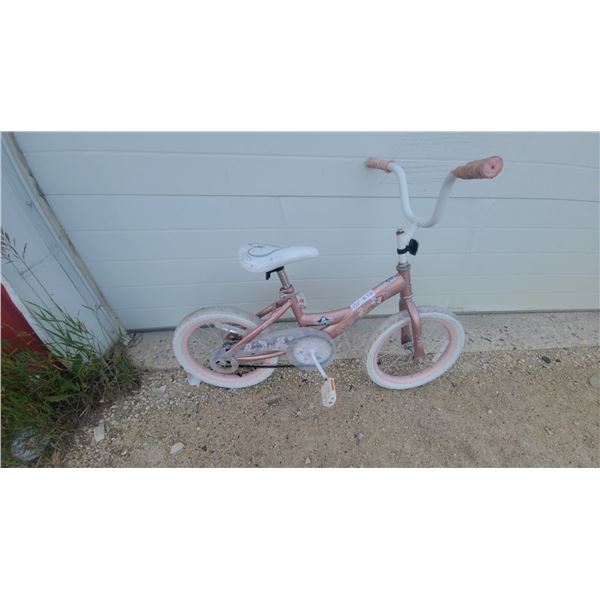 Huffy Disney Princess Royal Dreams Child's Bicycle, Pink and White 15"