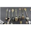 Image 2 : Collection of Vintage Souvenir Spoons with Enameled Crests and a Pen