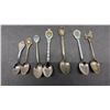 Image 5 : Collection of Vintage Souvenir Spoons with Enameled Crests and a Pen