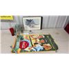 Image 1 : 8 Collectible Coke Glasses, 12 x 16" Print by Tom Anthes, 18 x 30" Poster and Card Set Series