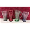 Image 9 : 8 Collectible Coke Glasses, 12 x 16" Print by Tom Anthes, 18 x 30" Poster and Card Set Series