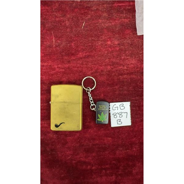 Zippo Pipe Lighter in Solid Brass Case, Bradford 1932-1987 Edition III, Vintage, and Miniature Pot