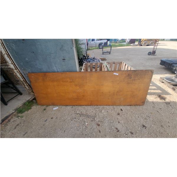 Wood-Top Folding Utility Banquet Table with Metal Frame and Folding Legsble 30 x 94"