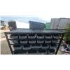 Image 3 : Husky 6-Tier Metal Parts Bin Storage Rack with Gray Plastic Bins, Model HS 810B 57 x 44 x 16"