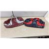 Image 1 : Two Vintage Adidas Duffle Bags: Red & Silver, Blue & Red