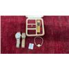 Image 1 : 2 Vintage Watches, 1 Ring Red Stone With Diamond Like Stones Gold Colour, and Men's Citizen Watch
