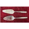 Image 3 : Rogers Cutlery Stainless Serving Utensils and Stuart Silver-Plated Souvenir Spoons