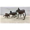 Image 3 : Garden Decor: Assorted Metal Sculptures: Spring Pigs, Metal Owls, Mushroom, & Abstract Figures