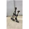 Image 5 : Garden Decor: Assorted Metal Sculptures: Spring Pigs, Metal Owls, Mushroom, & Abstract Figures