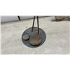 Image 9 : Garden Decor: Assorted Metal Sculptures: Spring Pigs, Metal Owls, Mushroom, & Abstract Figures