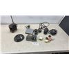 Image 1 : Vintage Telegraphy & Radio Equipment: Foot Switches, 5-Bar Telephone Magneto, Ringer Box Auxiliary