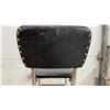 Image 3 : Vintage Chrome & Black Vinyl Kitchen Step Stool Chair w/ 2 Steps