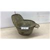 Image 1 : Vintage Rub-A-Tub Prov. Pat. No. 25762 Galvanized Metal Wash Tub with Soap Holder