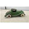 Image 2 : Vintage Cast Iron and Diecast Toy Vehicles: Cast Iron Arcade Coupe with Rumble Seat, 2 1/4 x 6 1/