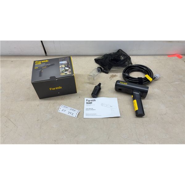 Fanttik K100 Flip Portable Power Washer, Serial No.:BD2504, 100W, 7.4V, 2500mAh, 5V 2A Input