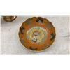 Image 6 : Brass Vases, Pitcher, & Bowl; Small Brass Bowl; Glass Grape Cluster; & More