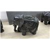 Image 6 : Carved Elephant Figures from India, Indian Folk Art Statues & Tin Box