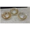 Image 5 : Carnival Glass Lot: Ruffled Bowl, Creamer & Sugar, 3 Small Bowls, 6 Plates, & More