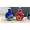 Image 2 : Six Morano Glass Perfume Bottles with Daubers