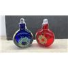 Image 3 : Six Morano Glass Perfume Bottles with Daubers
