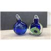 Image 4 : Six Morano Glass Perfume Bottles with Daubers