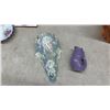 Image 3 : Ceramic Busts, Wall Pocket, Small Pitcher, Framed Tile, Honey Dish with DipperStrawberry Shortcake