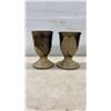 Image 13 : Assorted Pottery & Ceramics: (2) Lidded Jars, (6) Goblets, Creamer, Turtle Bank & More