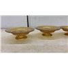 Image 15 : Pink Depression Glass & Carnival Glass Lot: Oval Platter, 5 Bowls, 4 Plates, 2 Compotes, & More