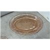 Image 2 : Pink Depression Glass & Carnival Glass Lot: Oval Platter, 5 Bowls, 4 Plates, 2 Compotes, & More