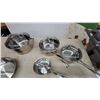 Image 3 : Assorted Stainless Steel Cookware Set with Glass Lids, Includes Pots, Saucepans, Frying Pan and Mor