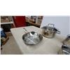 Image 4 : Assorted Stainless Steel Cookware Set with Glass Lids, Includes Pots, Saucepans, Frying Pan and Mor