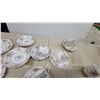 Image 2 : Vintage Royal Albert "Petit Point" Bone China Set with Cups, Saucers, Plates, Creamer