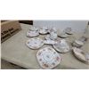 Image 6 : Vintage Royal Albert "Petit Point" Bone China Set with Cups, Saucers, Plates, Creamer