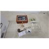 Image 1 : Smoking Pipe, Bottle Opener, Black Cat Matches Tin, Nautical Display, Ashtray and More