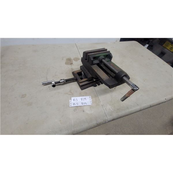 3-Axis Precision Compound Machine Vise with Cross-Slide and Vertical Adjustment