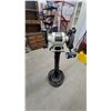 Image 1 : Bench Grinder on Custom Stand with Wire Brush, Grinding Wheel, and Work Light