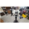Image 2 : Bench Grinder on Custom Stand with Wire Brush, Grinding Wheel, and Work Light