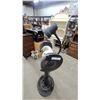 Image 3 : Bench Grinder on Custom Stand with Wire Brush, Grinding Wheel, and Work Light