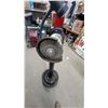 Image 6 : Bench Grinder on Custom Stand with Wire Brush, Grinding Wheel, and Work Light