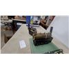 Image 3 : Wilesco D14 Stationary Model Steam Engine with Brass Boiler and Vintage Horizontal Steam Engine