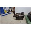 Image 5 : Wilesco D14 Stationary Model Steam Engine with Brass Boiler and Vintage Horizontal Steam Engine
