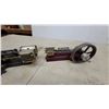 Image 3 : Steam Engine Engines, Dark Green and Maroon with Brass Cylinders 10 " Long 2x