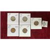 Image 1 : 5 Canada Small Pennies 1932,33,34,35, &36